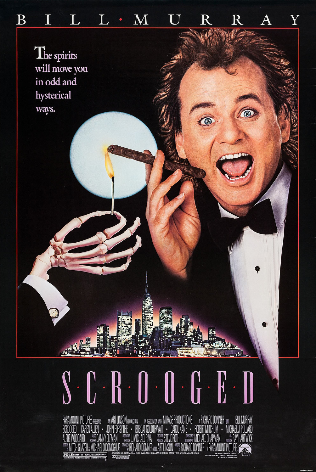 Scrooged (1988) Movie Poster