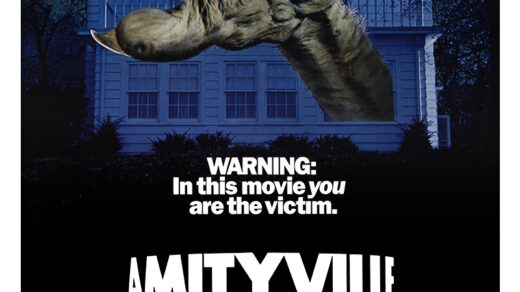 Amityville 3-D (1983) movie poster Text reads, "WARNING: In this move you are the victim."