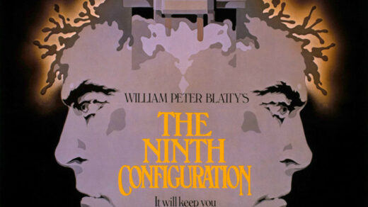 The Ninth Configuration (1980) movie poster Text reads, "Somewhere between mystery and terror lies... the Ninth Configuration"